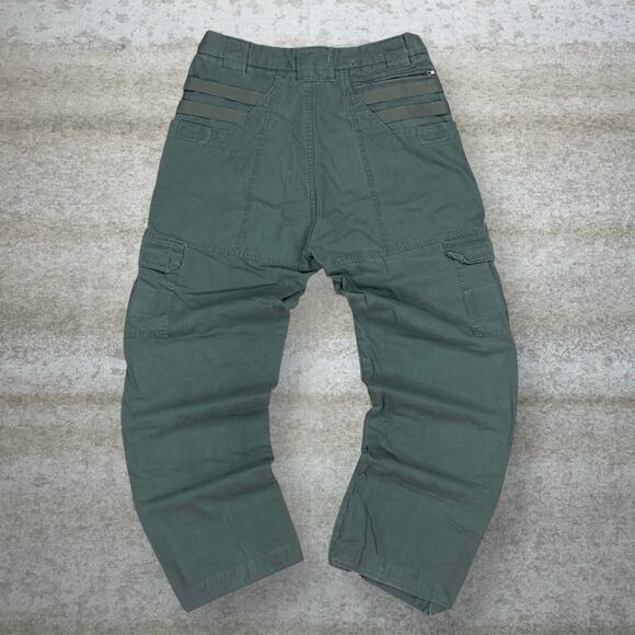 Vintage Blackhawk Tactical Pants Double Knees Green Baggy Wide Leg Cargos 90s - Picture 1 of 5